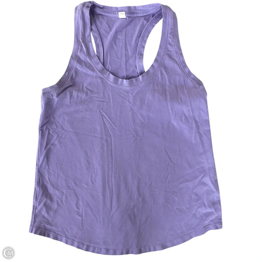 Athletic Tank Top By Lululemon In Purple, Size: S