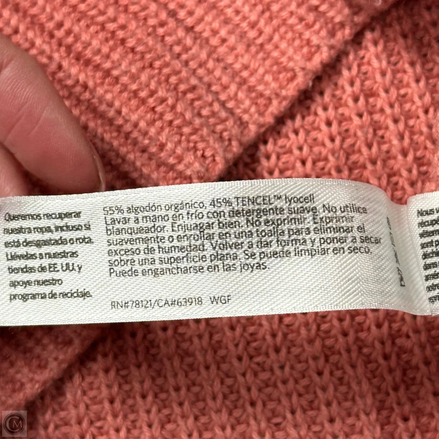 Sweater By Eileen Fisher In Pink, Size: Xl