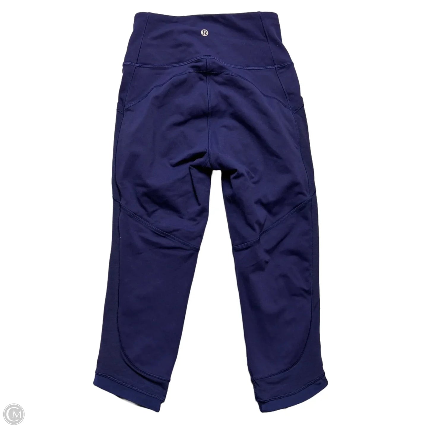 Athletic Capris By Lululemon In Navy, Size: 4