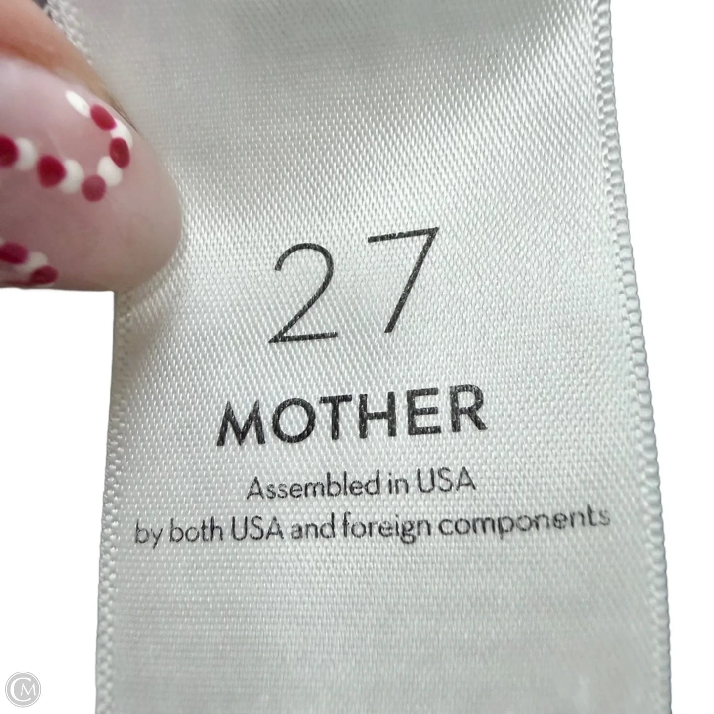 Jeans Boot Cut By Mother In Blue Denim, Size: 4