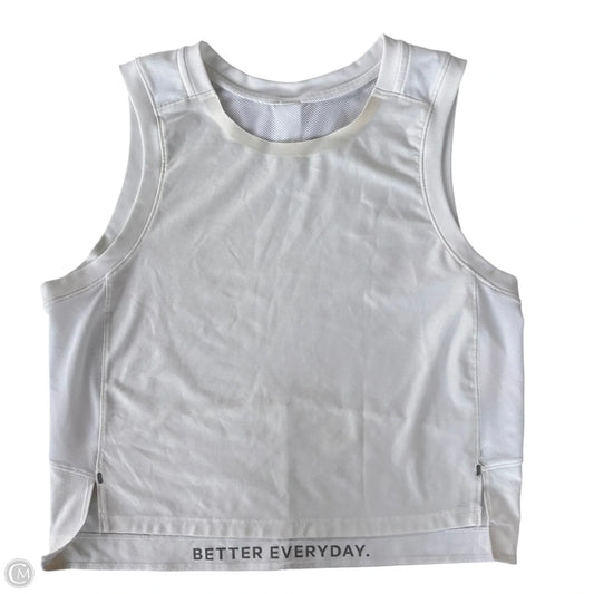 Athletic Tank Top By Lululemon In White, Size: S