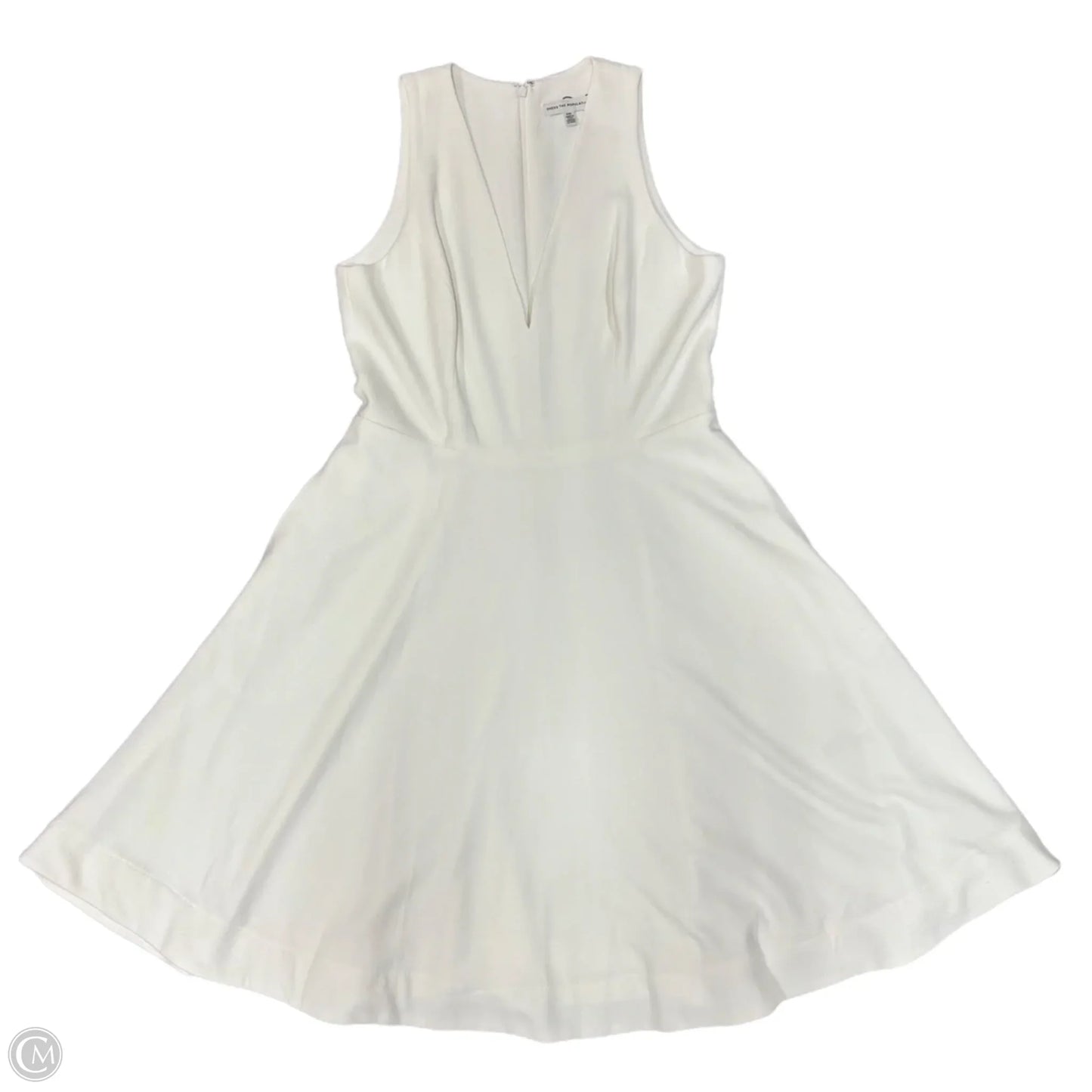 Dress Casual Midi By Dress The Population In White, Size: Xxl