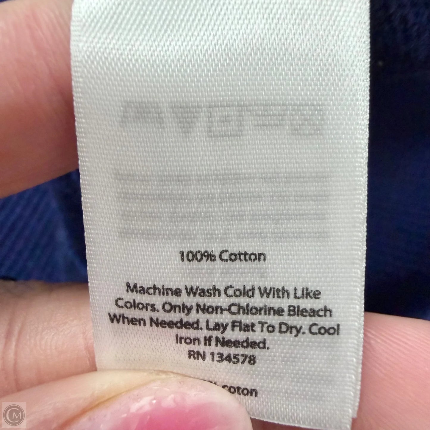 Sweatshirt Collar By Vineyard Vines In Navy, Size: S