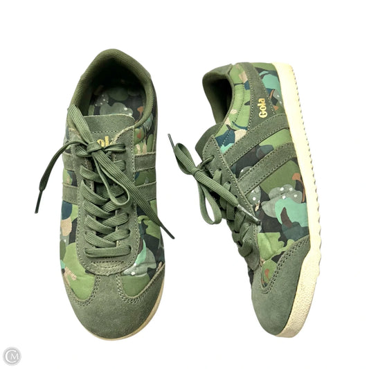 Shoes Sneakers By Gola In Camouflage Print, Size: 5