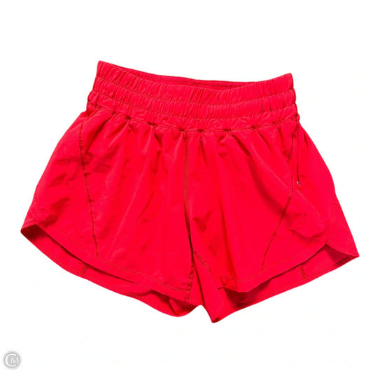 Athletic Shorts By Lululemon In Pink, Size: S
