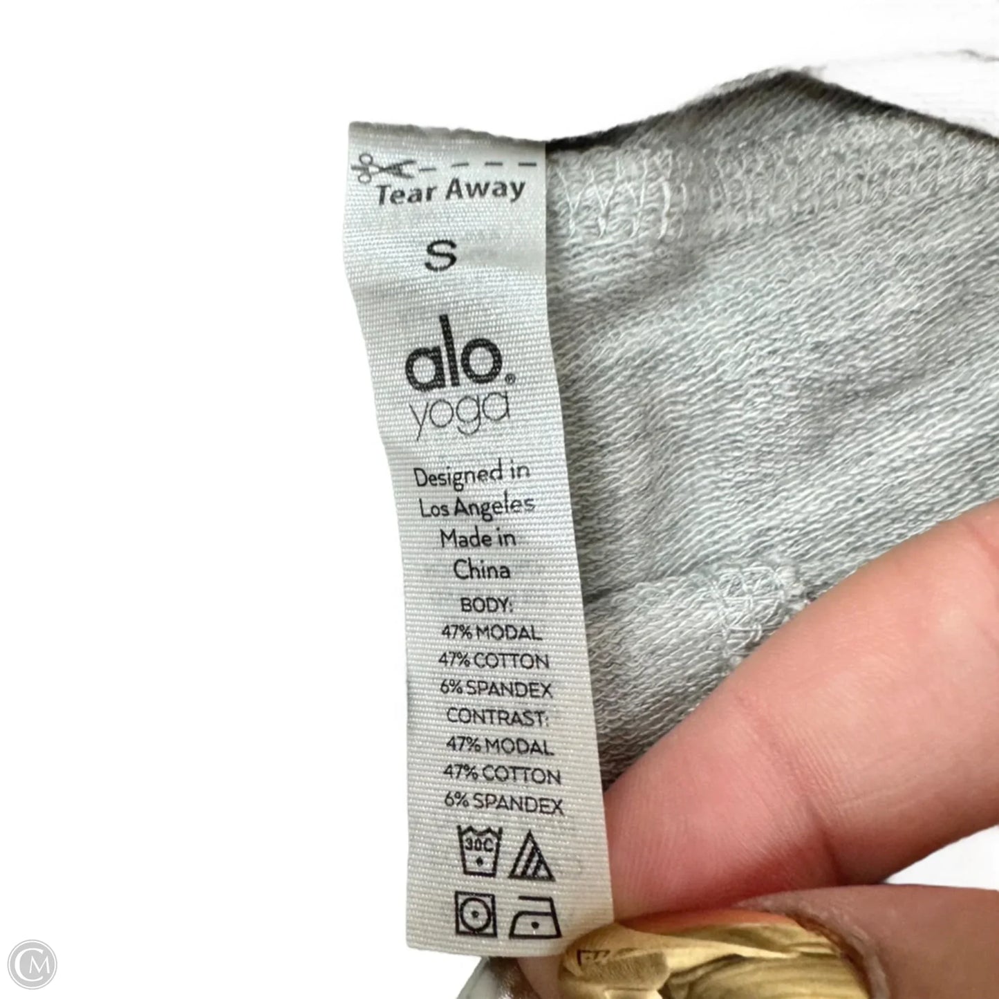 Athletic Shorts By Alo In Grey, Size: S