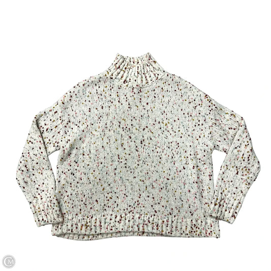 Sweater By Loft In Cream, Size: L