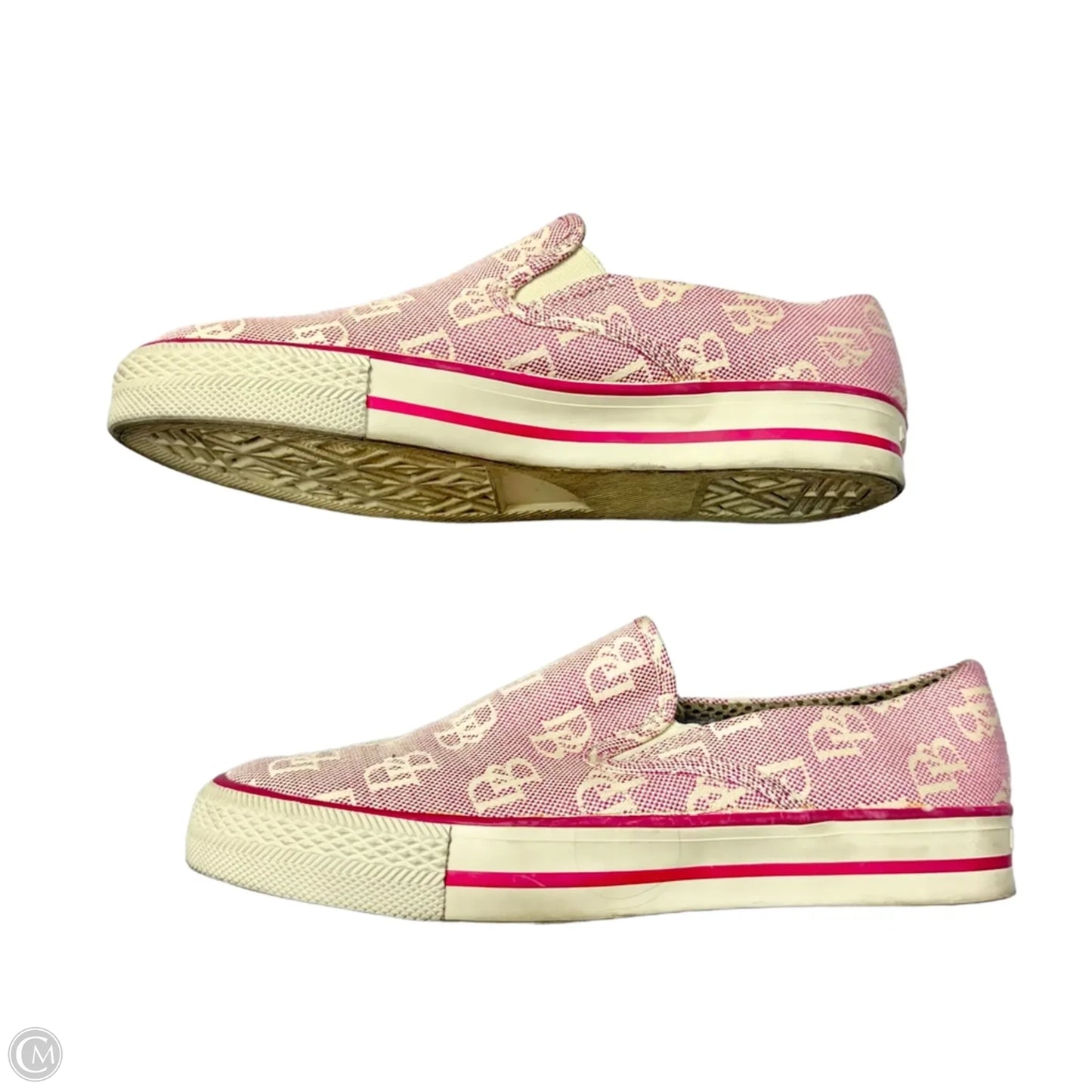 Shoes Designer By Dooney And Bourke In Red & White, Size: 7