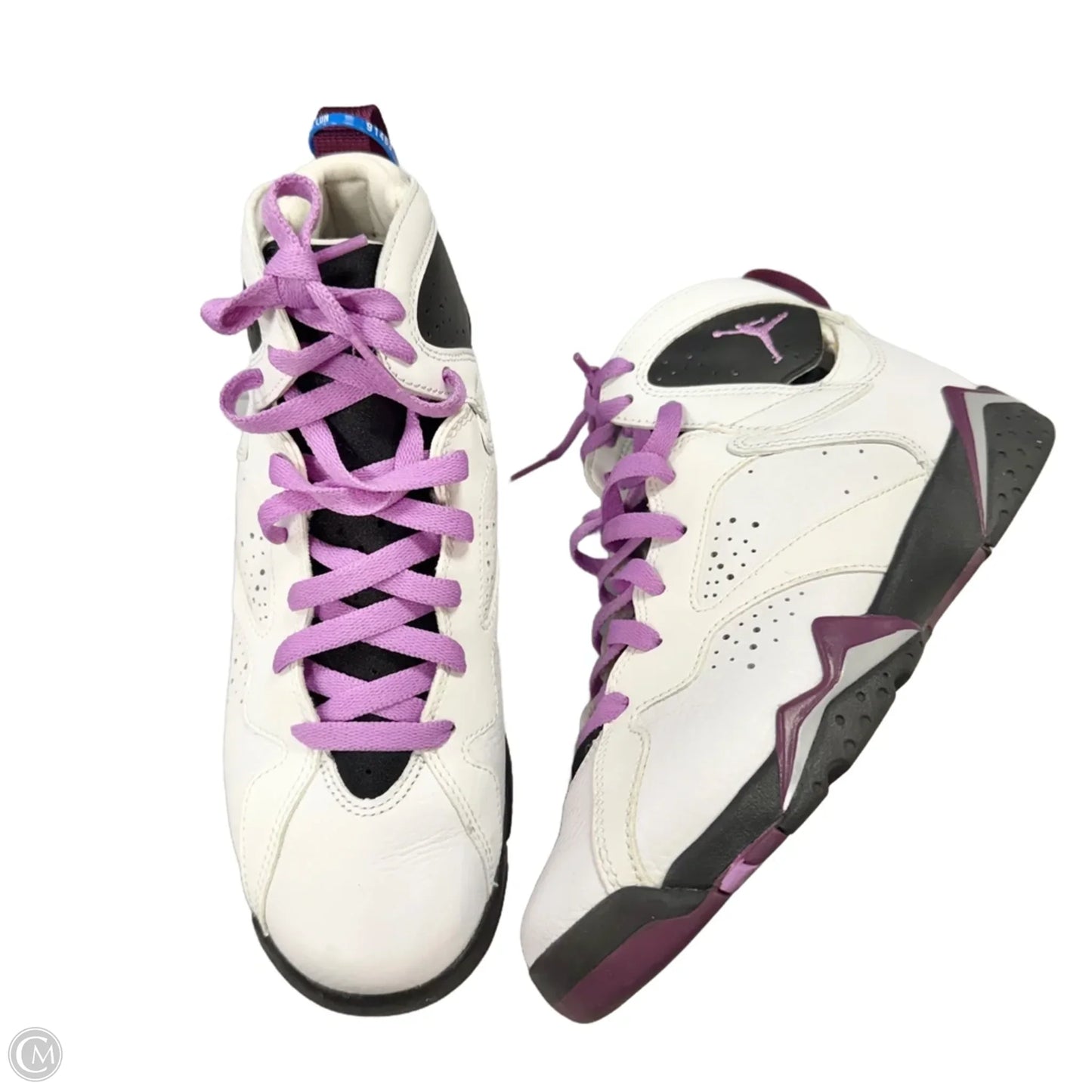 Shoes Luxury Designer By Jordan In Purple & White, Size: 8