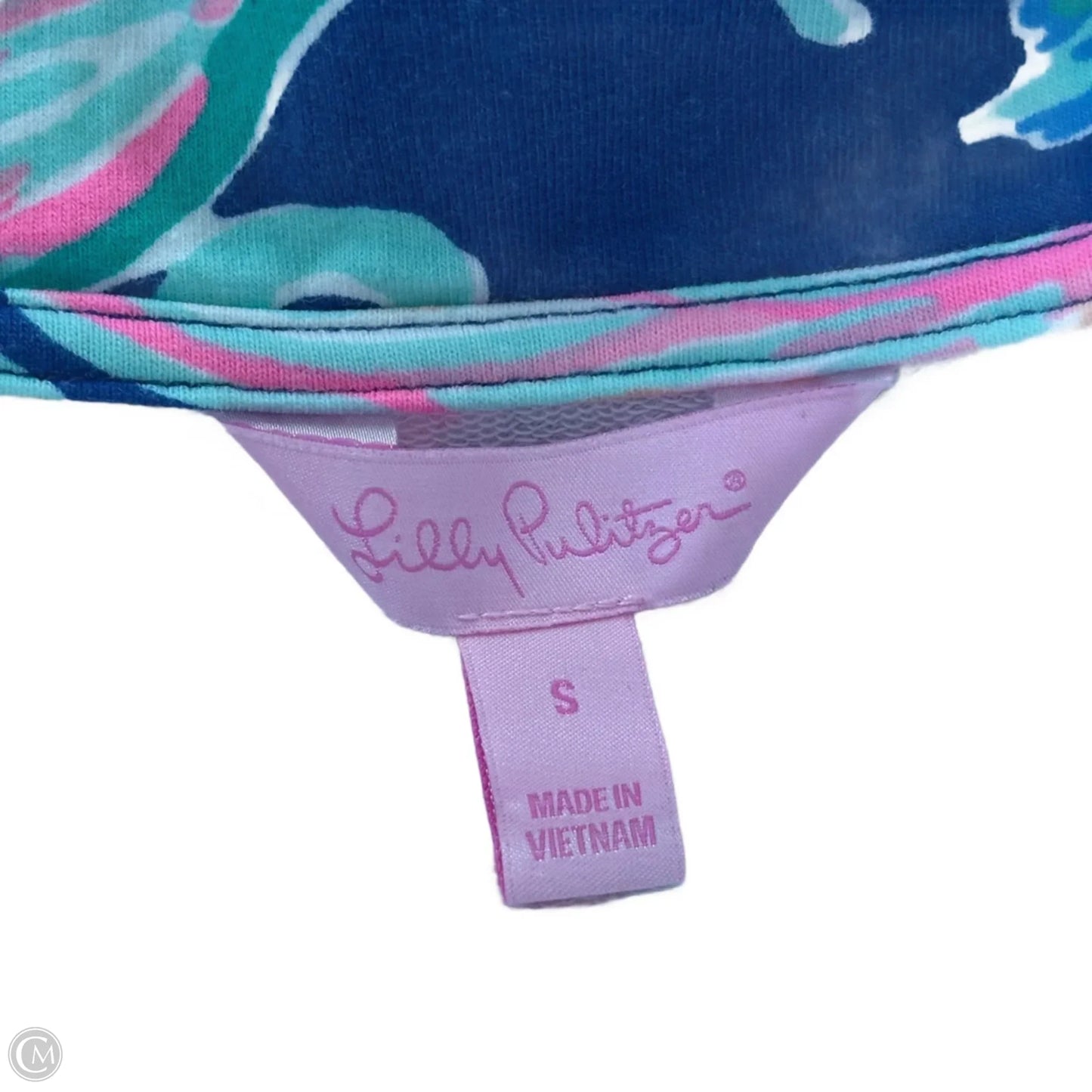 Jacket Designer By Lilly Pulitzer In Blue & Pink, Size: S