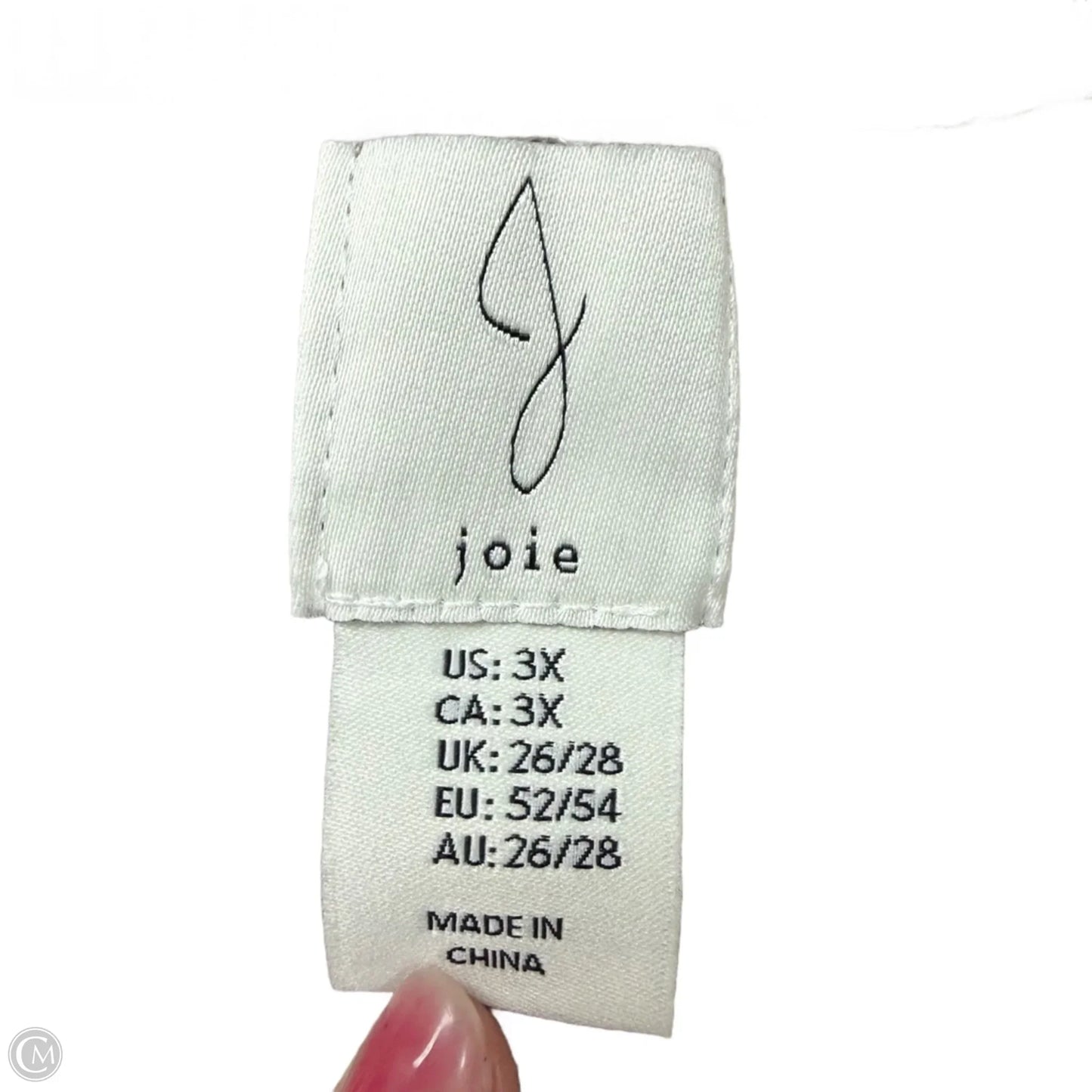 Sweater By Joie In Brown & White, Size: 3x
