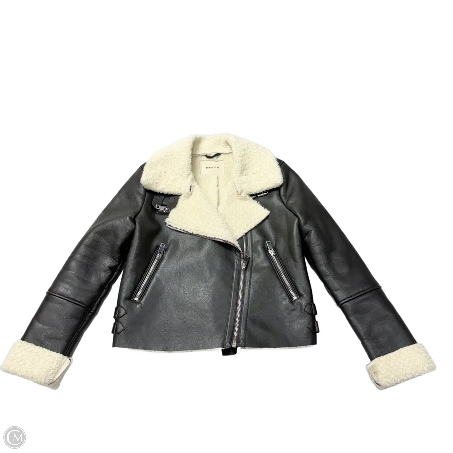 Jacket Moto By Blanknyc In Black & Cream, Size: S
