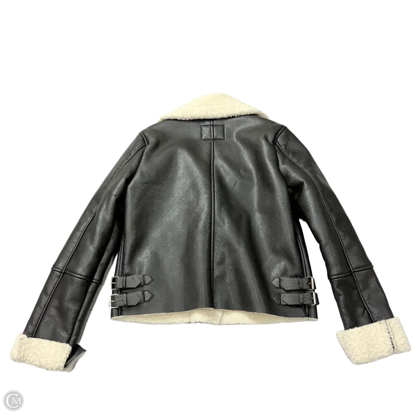 Jacket Moto By Blanknyc In Black & Cream, Size: S