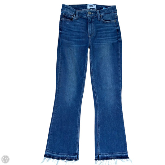 Jeans Boot Cut By Paige In Blue Denim, Size: 2