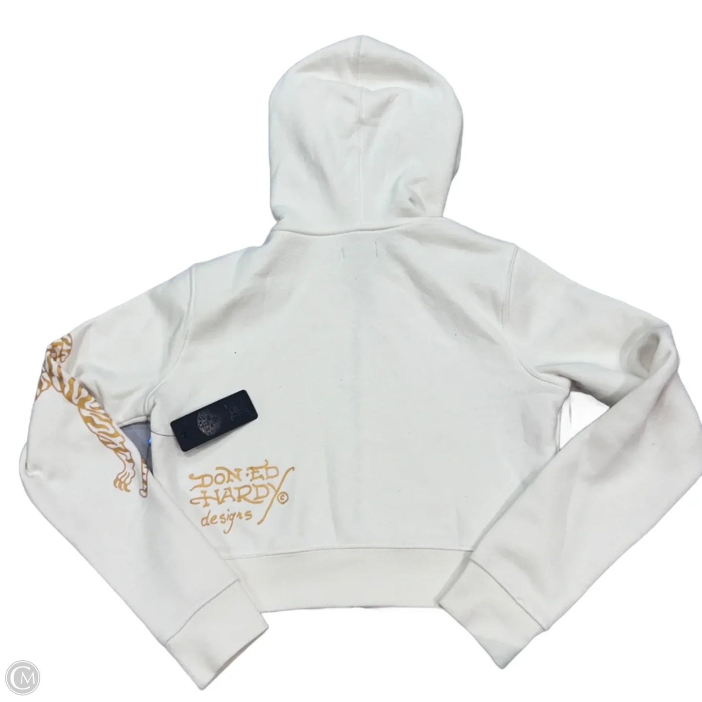 Jacket Other By Ed Hardy In Cream, Size: L