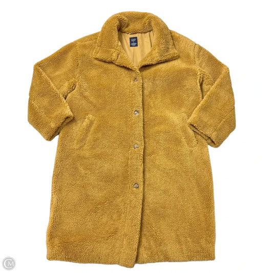 Coat Faux Fur & Sherpa By Gap In Brown, Size: Xl