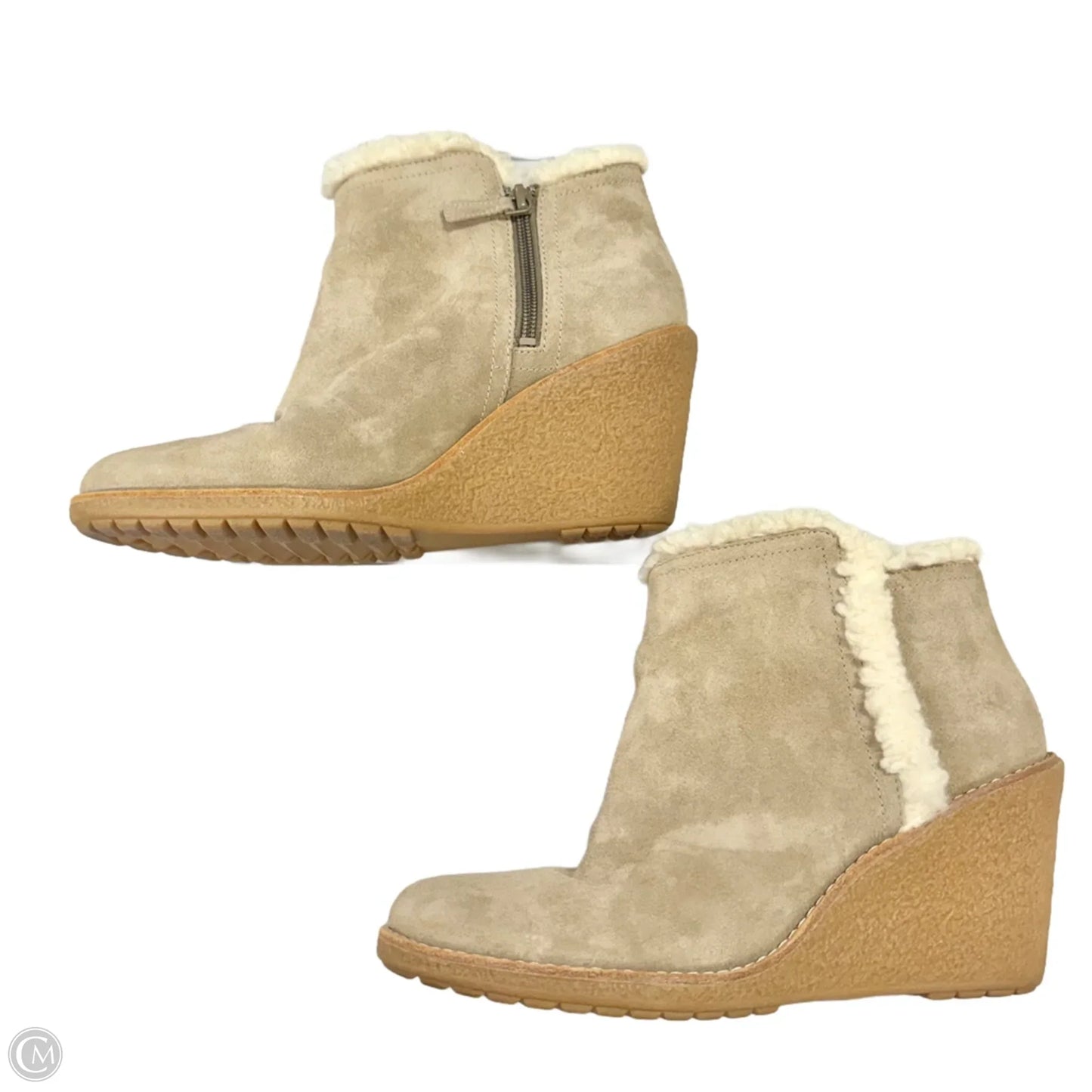 Boots Ankle Heels By Cole-haan In Tan, Size: 9