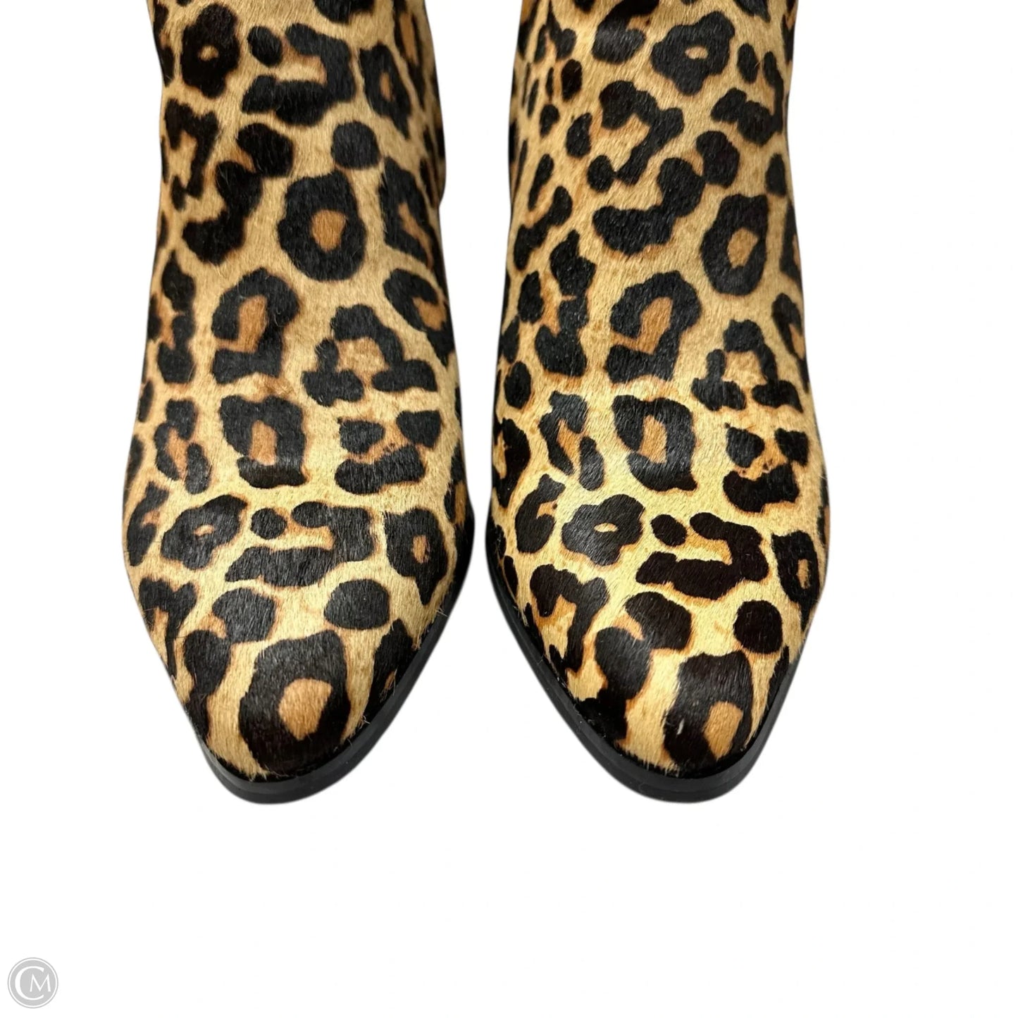 Boots Ankle Heels By Bleecker & Bond In Animal Print, Size: 7.5