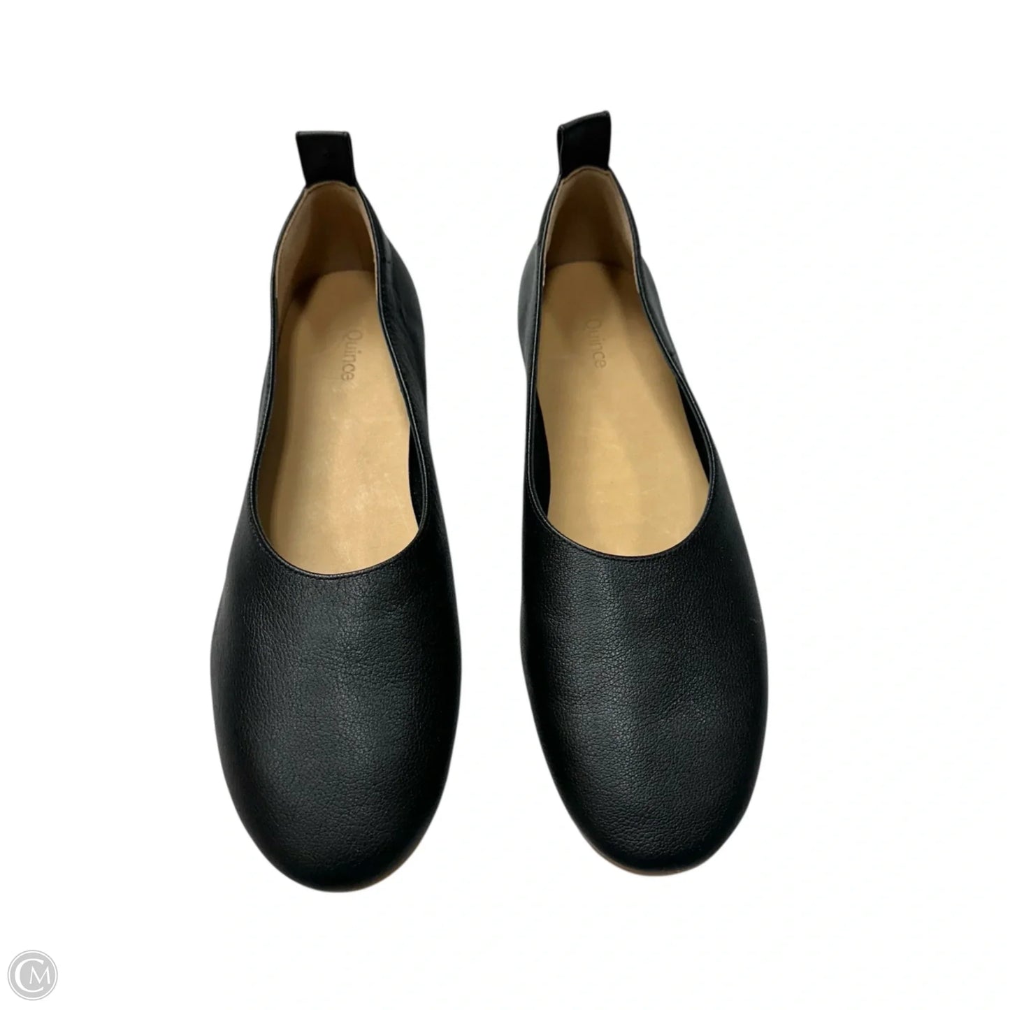 Shoes Flats By Quince In Black, Size: 7