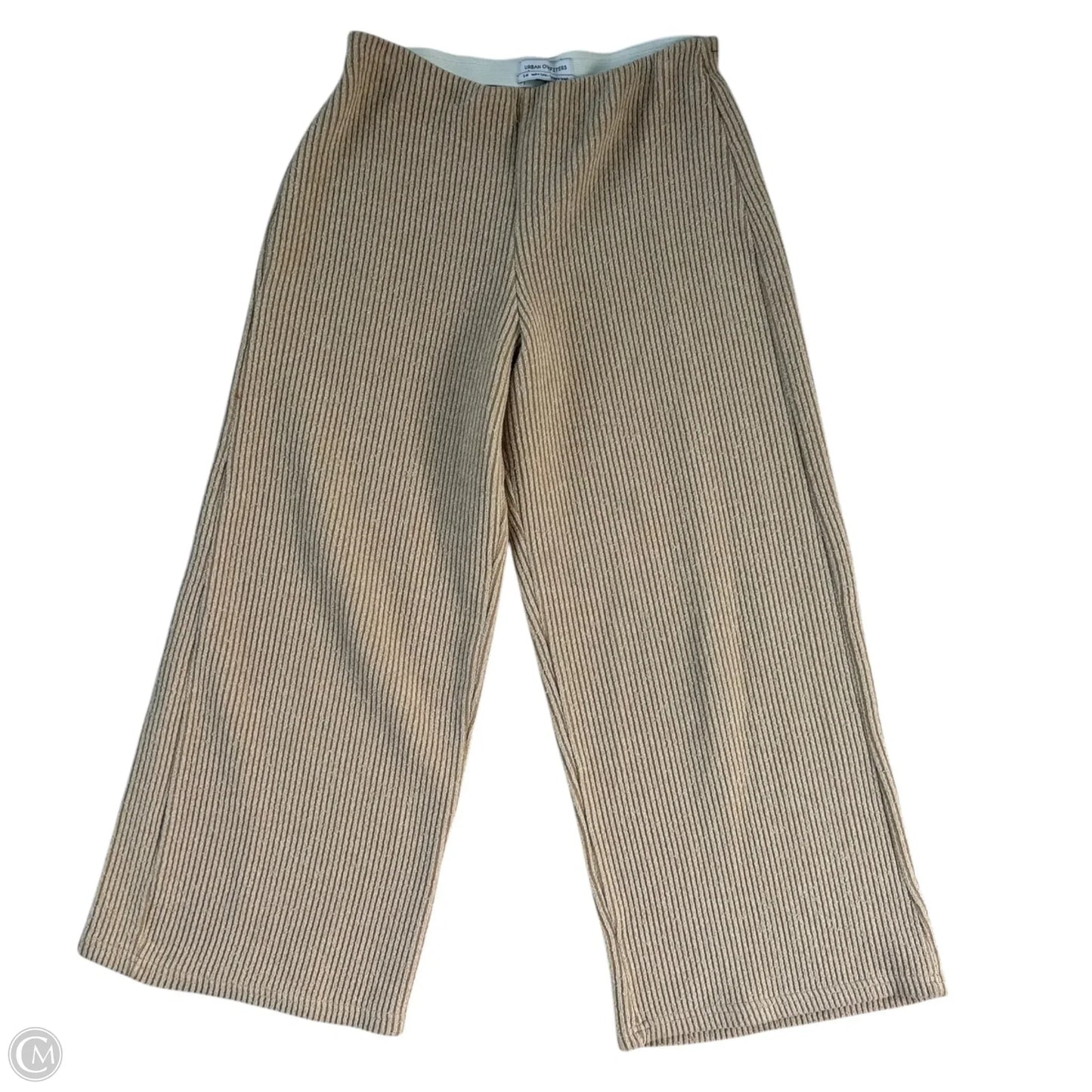 Pants Wide Leg By Urban Outfitters In Tan, Size: S
