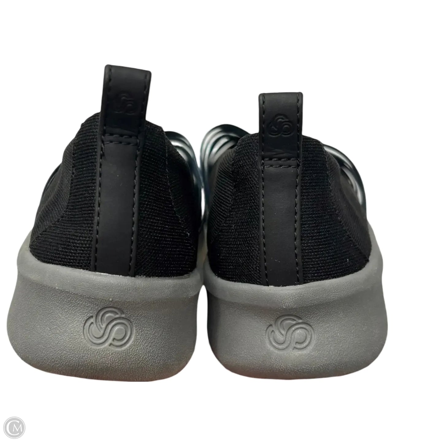 Shoes Flats By Clarks In Black & Grey, Size: 10