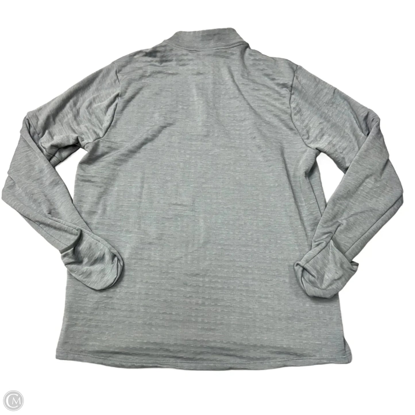 Athletic Jacket By Nike Apparel In Grey, Size: L