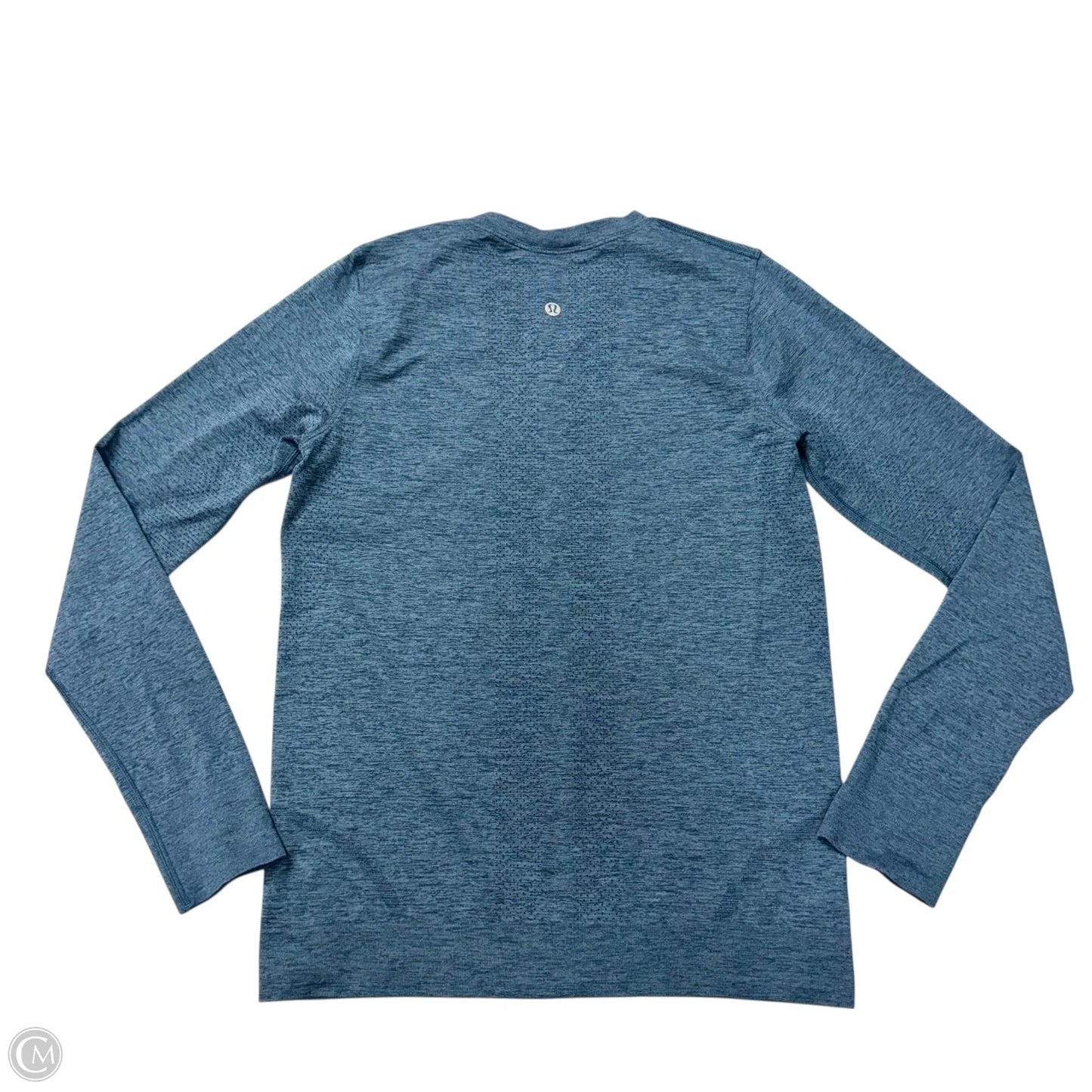Athletic Top Long Sleeve Crewneck By Lululemon In Blue, Size: M