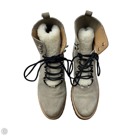 Boots Ankle Heels By Marc Fisher In Tan, Size: 9