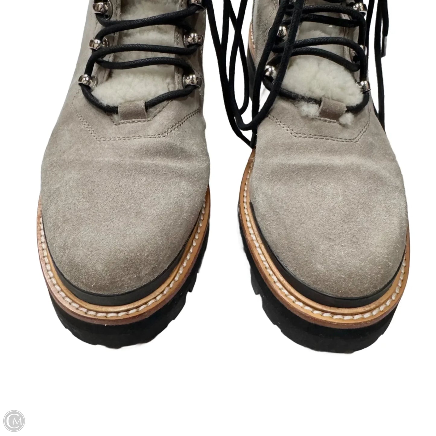 Boots Ankle Heels By Marc Fisher In Tan, Size: 9