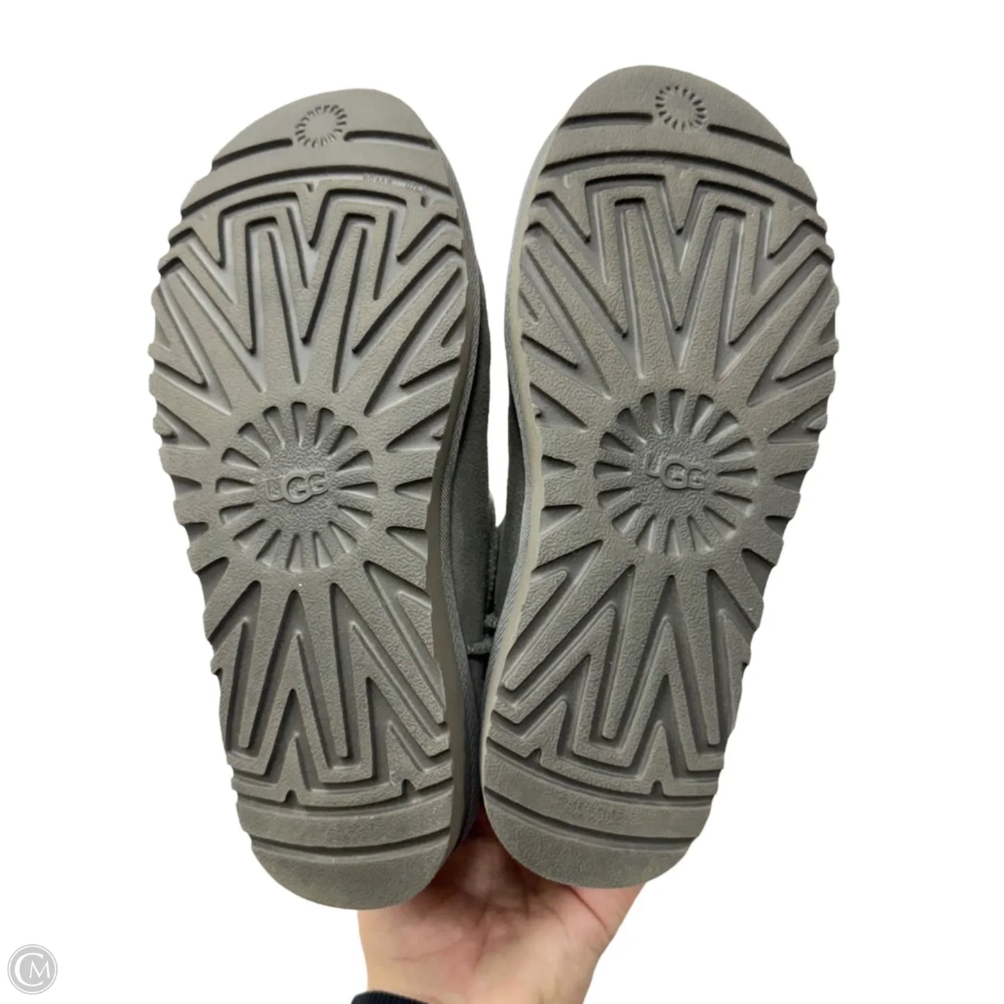 Boots Designer By Ugg In Grey, Size: 6