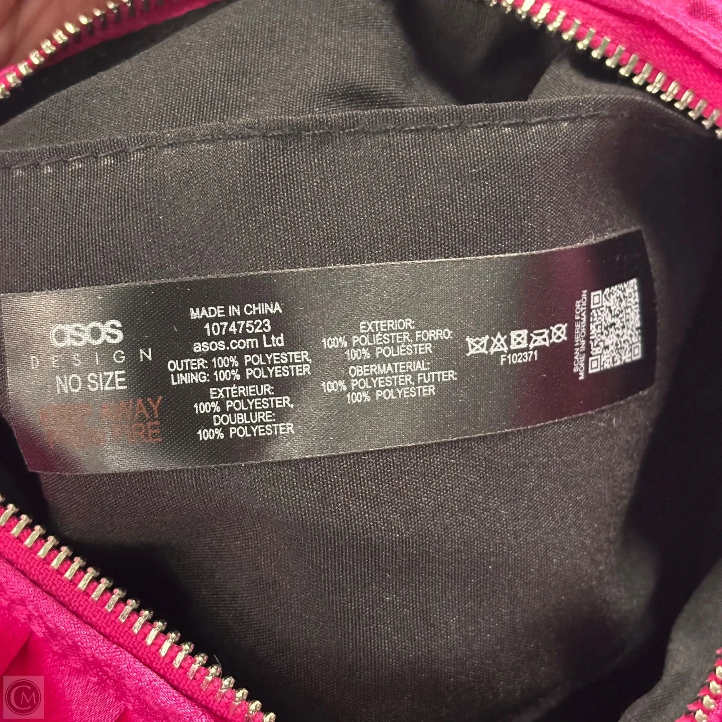 Handbag By Asos, Size: Medium