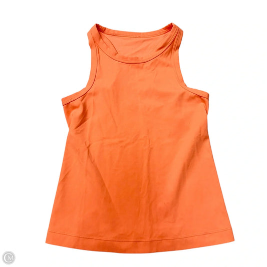 Athletic Tank Top By Lululemon In Orange, Size: S