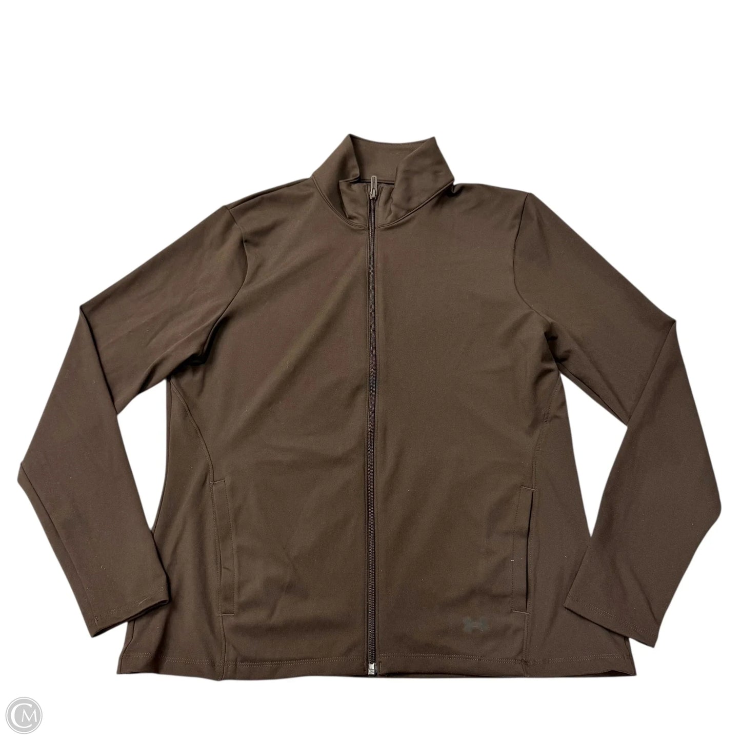 Athletic Jacket By Under Armour In Brown, Size: Xl