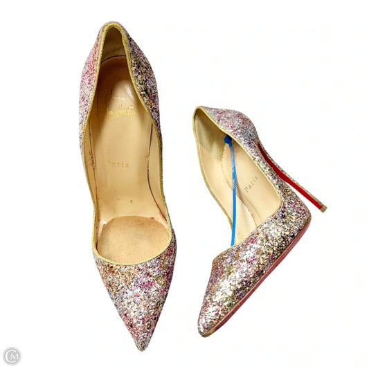 Shoes Luxury Designer By Christian Louboutin In Multi-colored, Size: 6.5
