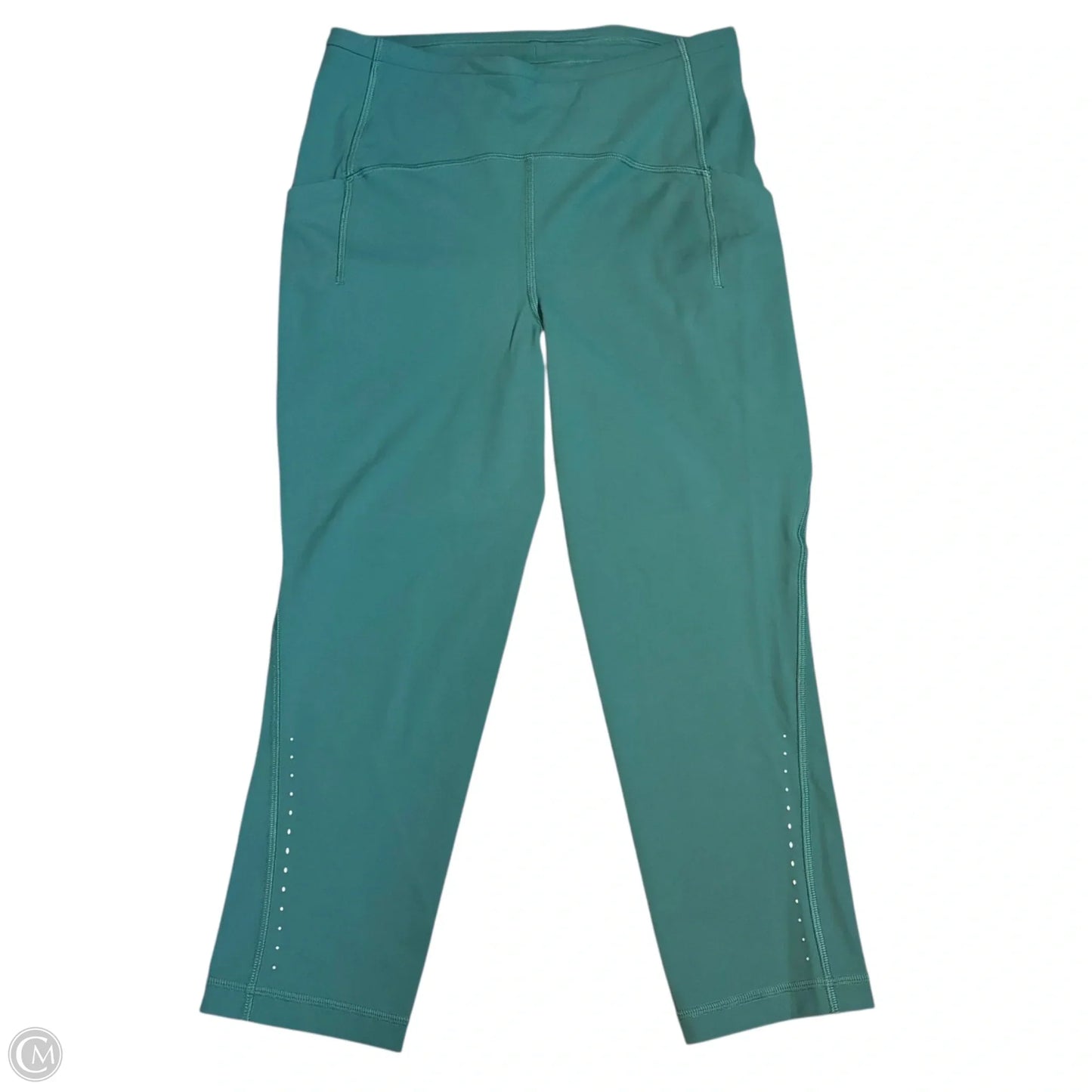 Athletic Leggings Capris By Lululemon In Blue, Size: M