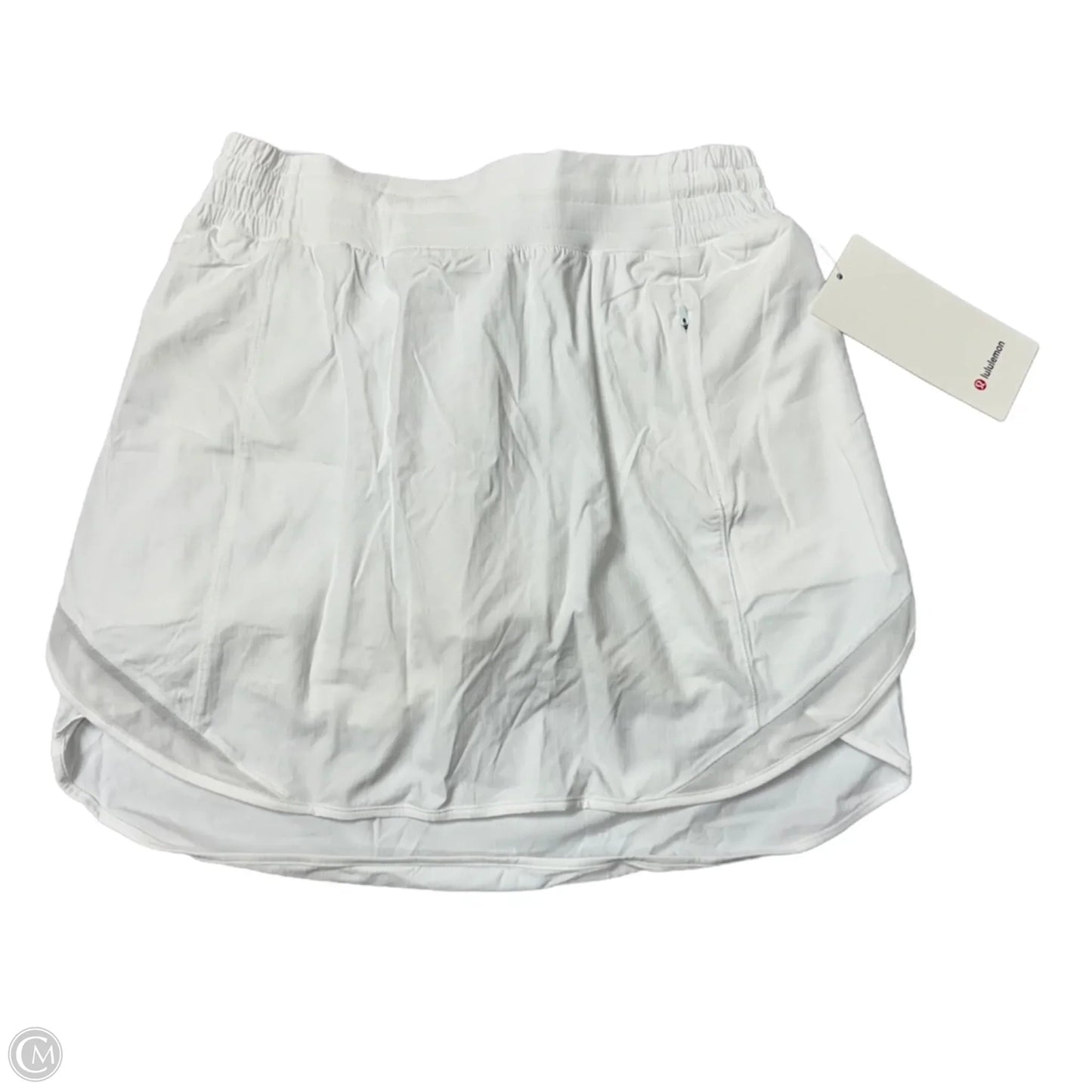 Athletic Skirt By Lululemon In White, Size: M