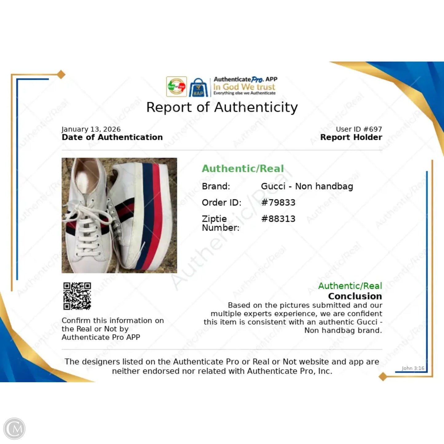 Shoes Luxury Designer By Gucci In White, Size: 6