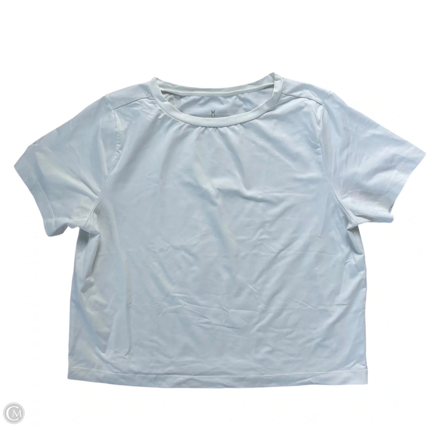 Top Short Sleeve Basic By Dudley Stephens In White, Size: L