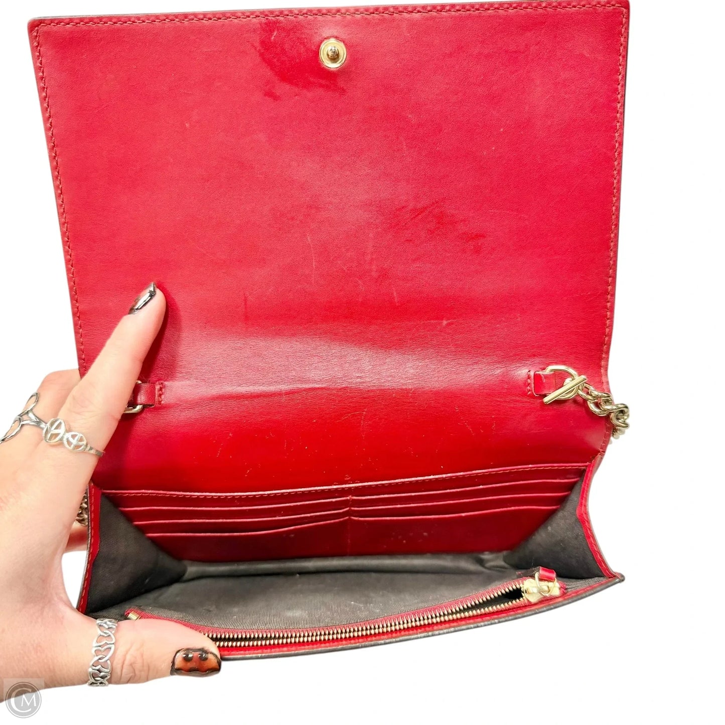 Crossbody Luxury Designer By Gucci, Size: Medium