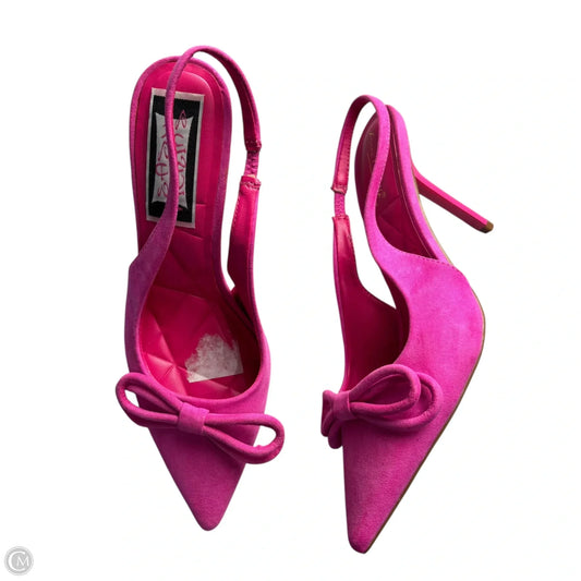 Shoes Heels Kitten By easy picking In Pink, Size: 8.5