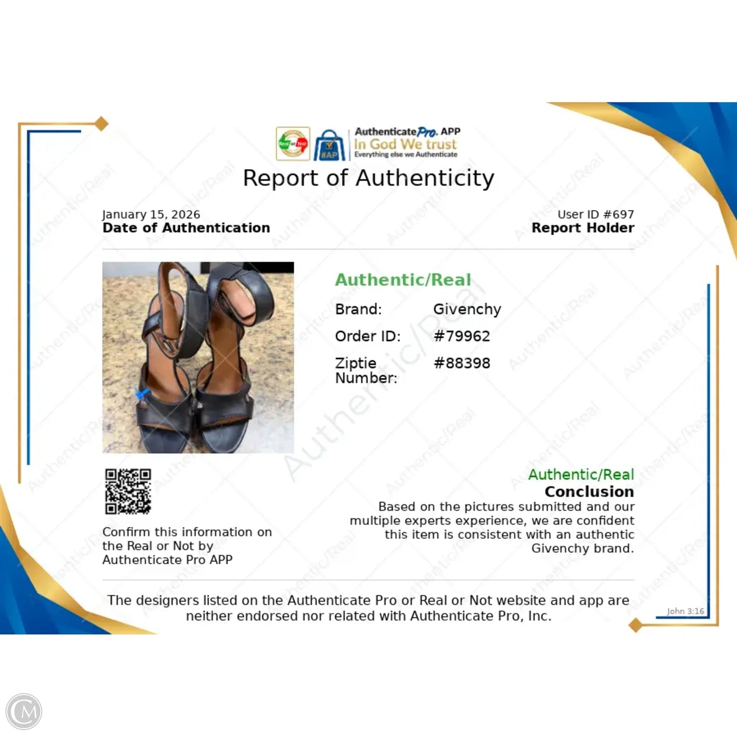 Sandals Luxury Designer By Givenchy In Black, Size: 8