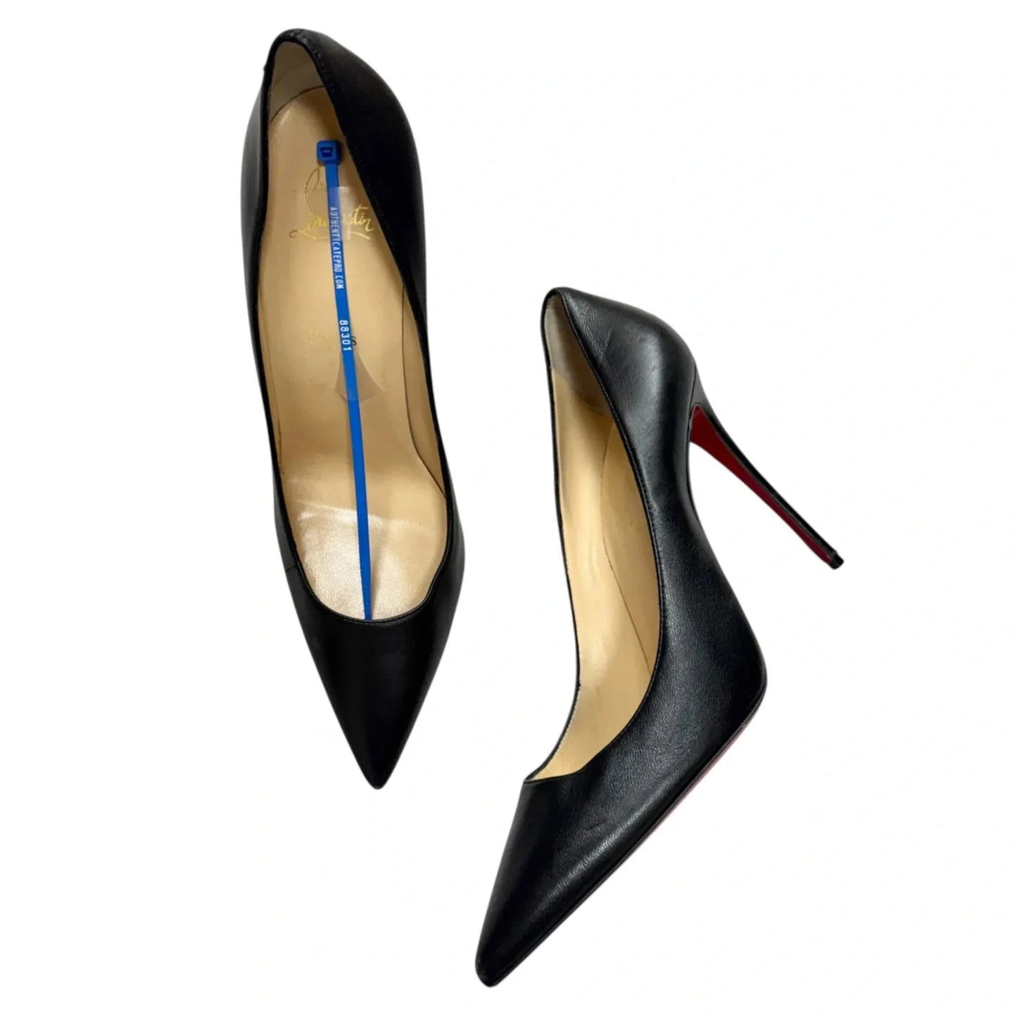 Shoes Luxury Designer By Christian Louboutin In Black, Size: 12