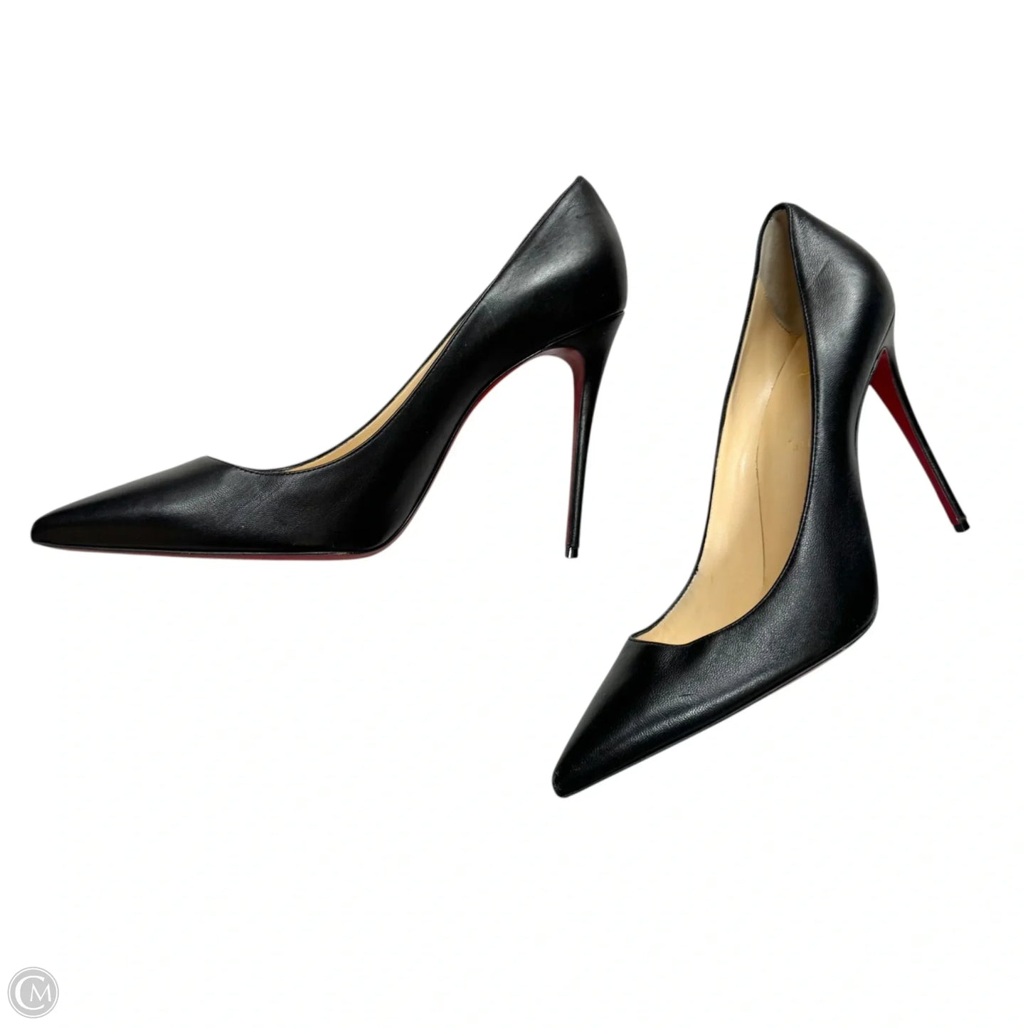 Shoes Luxury Designer By Christian Louboutin In Black, Size: 12