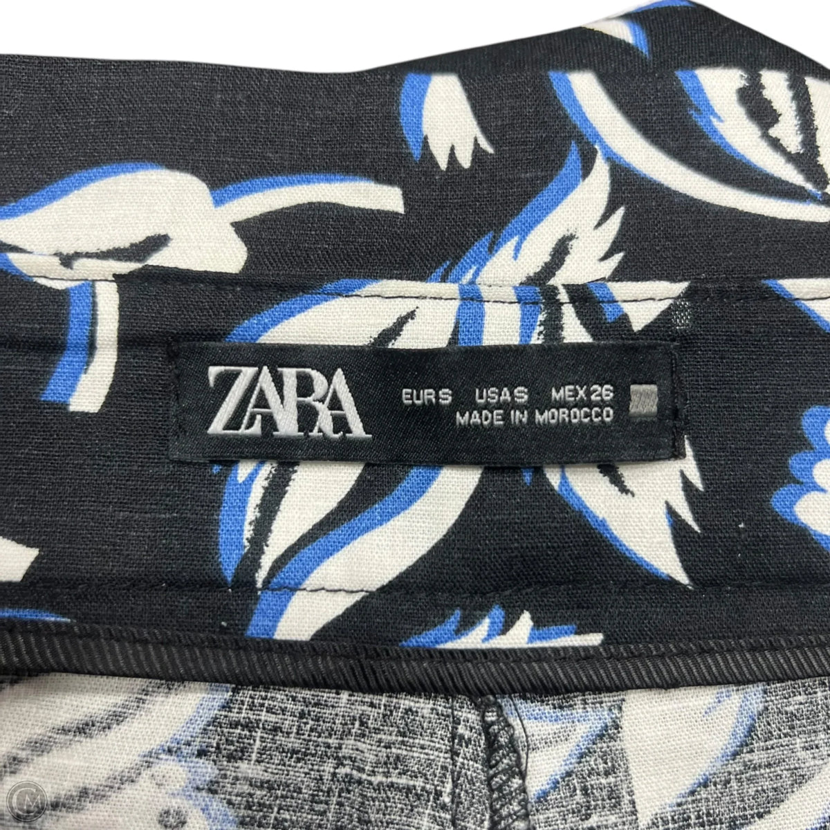 Pants Other By Zara In Black & Blue, Size: S