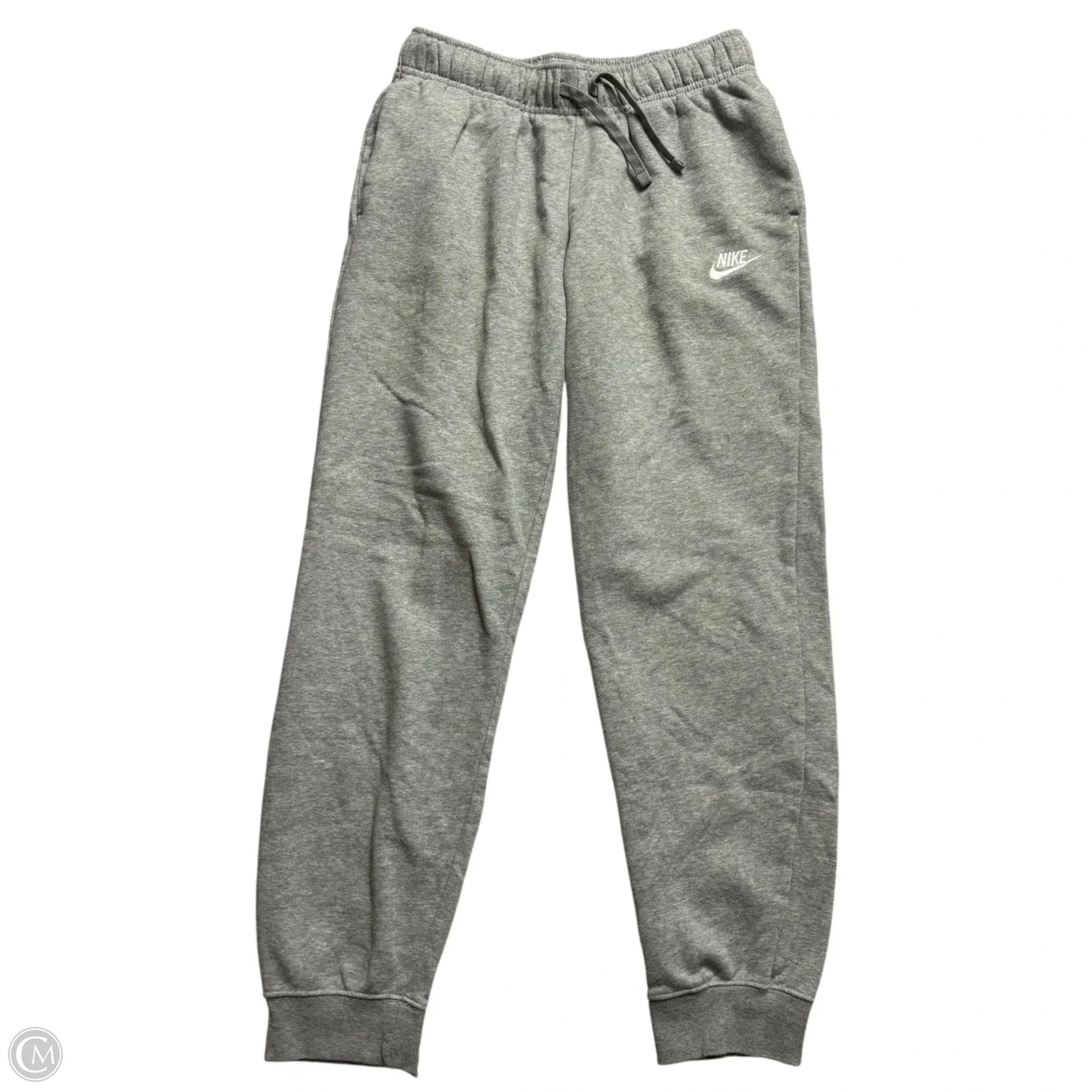 Athletic Pants By Nike Apparel In Grey, Size: S