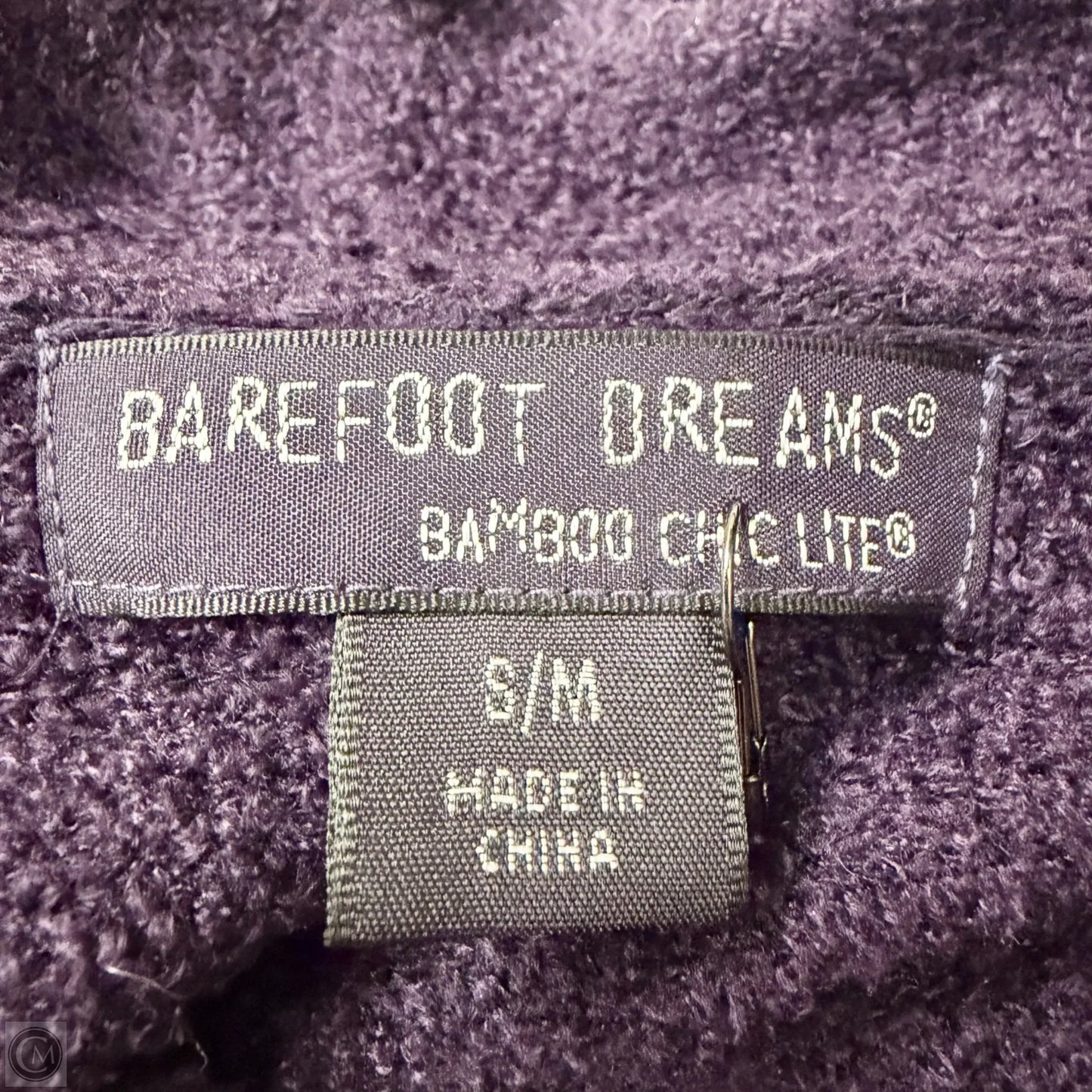 Sweater Cardigan By Barefoot Dreams In Purple, Size: S/M