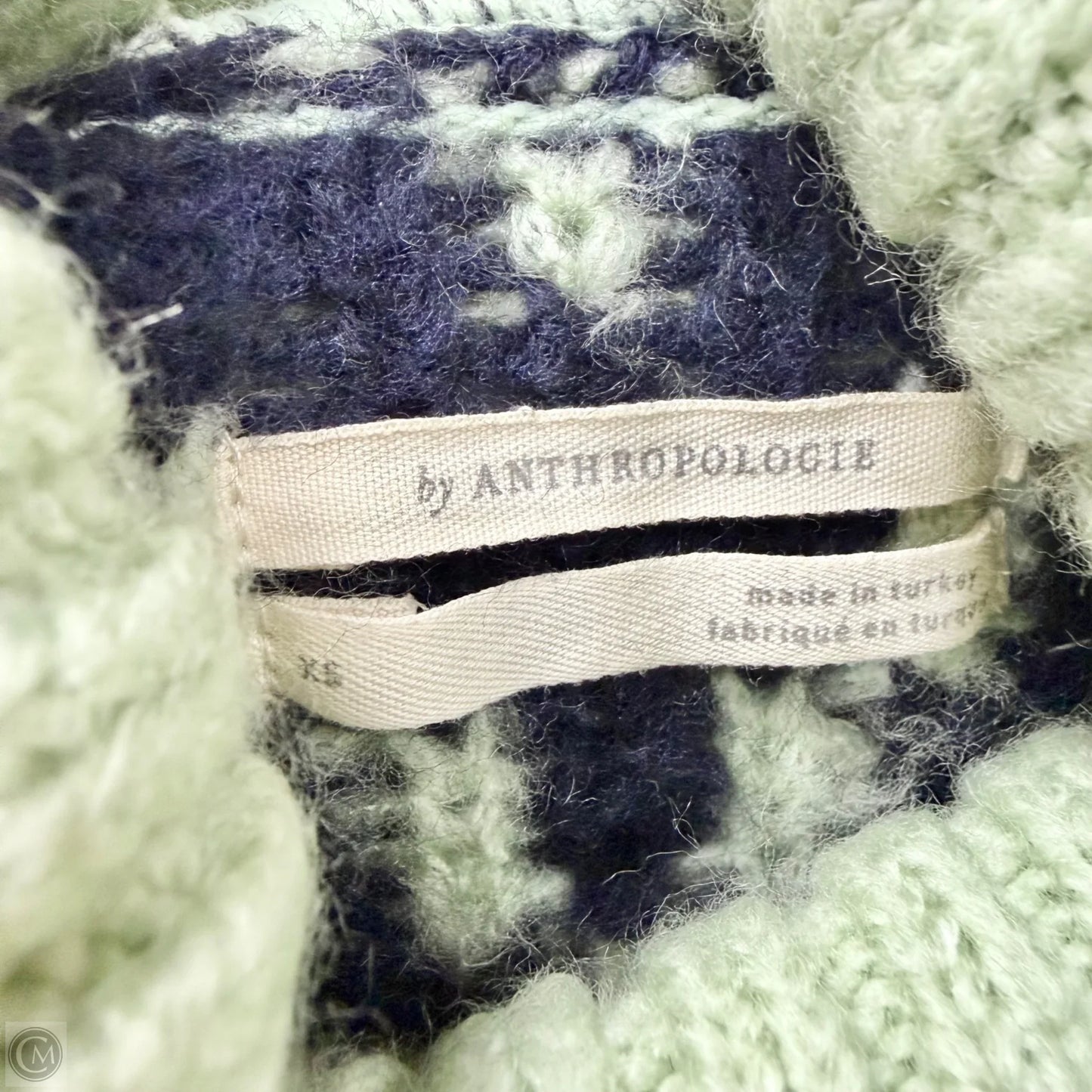 Sweater By Anthropologie In Green, Size: Xs