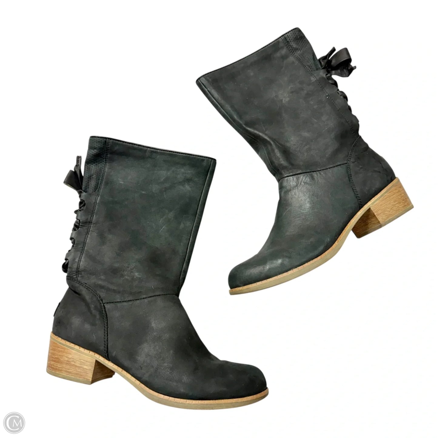 Boots Designer By Ugg In Black, Size: 9.5