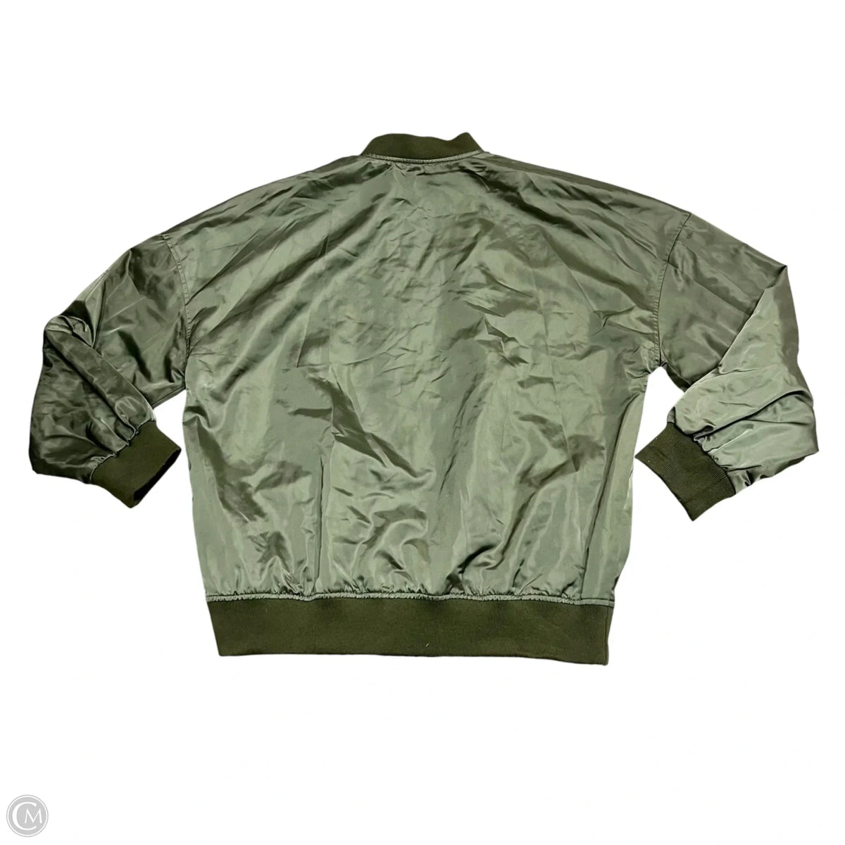 Jacket Windbreaker By Open Edit In Green, Size: S