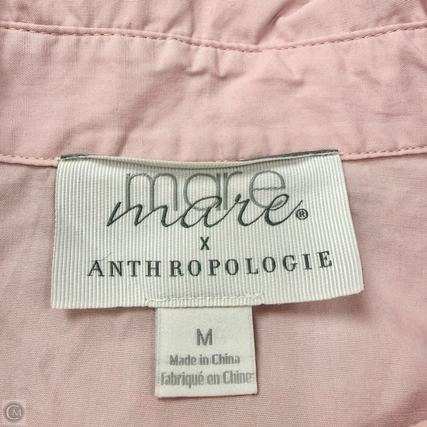 Top Long Sleeve By Anthropologie In Pink, Size: M